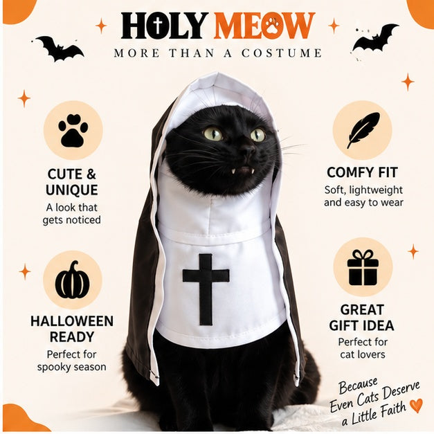 The Holy Meow Pet Nun Costume