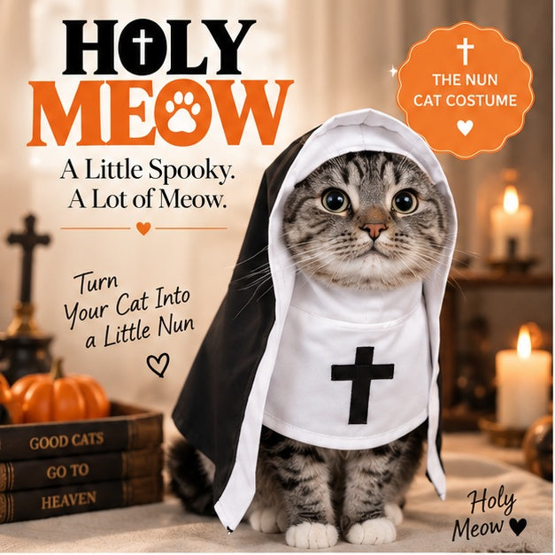 The Holy Meow Pet Nun Costume